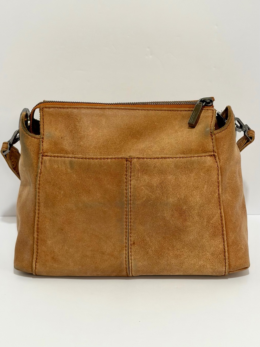 Hammitt Bryant Medium Shoulder Bag In Hermosa Saddle With Gunmetal Hardware - Picture 8 of 16
